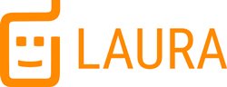 Logotipo do robô Laura, atração do ECOTIC de 2018 sobre Inteligência Artificial