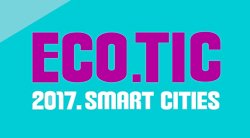 Logotipo do ECOTIC de 2017, com tema Internet das Coisas (IoT)